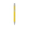 Ручка металлическая шариковая C1 софт-тач, желтый