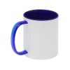 Керамическая кружка со стеклянной ручкой для сублимации Charm, синий