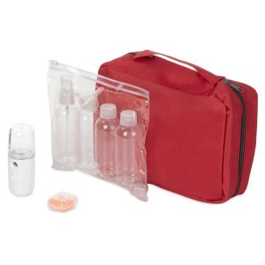 Набор для путешествий Fly away, красный Набор для путешествий Fly away, красный