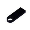 USB 2.0-флешка на 512 Мбайт с мини чипом и круглым отверстием, черный