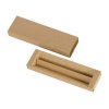 Футляр для 2 ручек из переработанного картона Recycard, натуральный