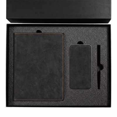 Набор подарочныйEMBER: ежедневник и power bank в коробкес ложементом