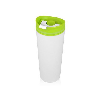Термокружка Brite 500мл, белый/зеленое яблоко