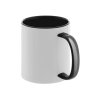Керамическая кружка со стеклянной ручкой для сублимации Charm, черный