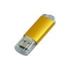 USB 2.0- флешка на 32 Гб с прозрачным колпачком, золотистый