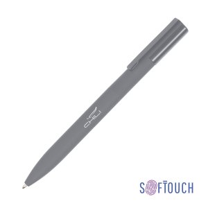 Ручка шариковая "Orion", покрытие soft touch, цвет серый