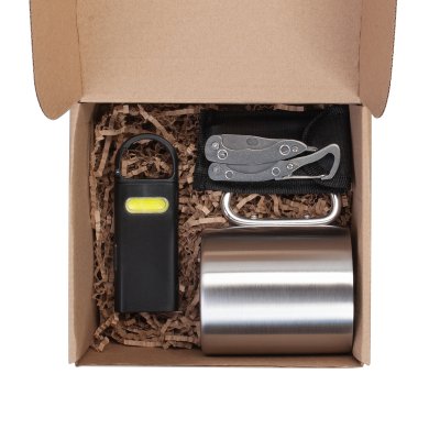 Набор "На крючке", цвет серый с черным