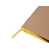 Ежедневник недатированный А5 Total beige с нашивкой, бежевый