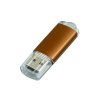 USB 3.0- флешка на 32 Гб с прозрачным колпачком, коричневый