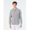 Рубашка поло мужская с длинным рукавом Star 170, серый меланж