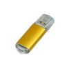 USB 2.0- флешка на 32 Гб с прозрачным колпачком, золотистый