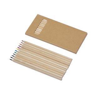 Набор из 12 цветных карандашей Painter, крафт