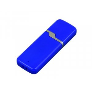 USB 2.0- флешка на 32 Гб с оригинальным колпачком, синий