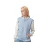 Бомбер Oxford, небесно-голубой/молочный, унисекс