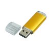 USB 2.0- флешка на 64 Гб с прозрачным колпачком, золотистый