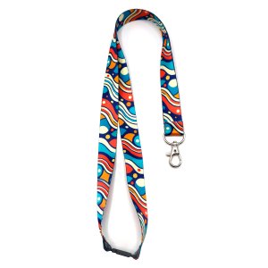 Ланъярд полноцветный Флип с карабином и замком безопасности, 20 мм