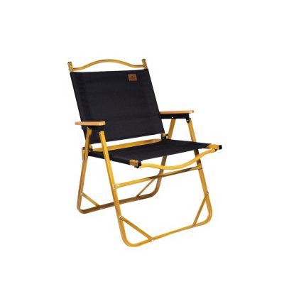 Стул MW02 складной, черный, светлое дерево