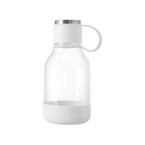 Бутылка для воды 2-в-1 Dog Bowl Bottle со съемной миской для питомцев, 1500 мл, белый с гравировкой Бутылка для воды 2-в-1 Dog Bowl Bottle со съемной миской для питомцев, 1500 мл, белый с гравировкой