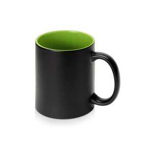 Кружка-хамелеон Surprise матовая, черный/зеленое яблоко Кружка-хамелеон Surprise матовая, черный/зеленое яблоко