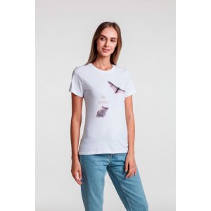 Футболка женская An Аngel, белая Футболка женская An Аngel, белая