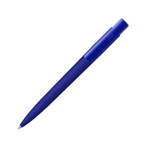 Шариковая ручка RECYCLED PET PEN PRO K transparent GUM soft-touch, синий