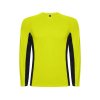 Футболка Shanghai  мужская с длинным рукавом, неоновый желтый/черный
