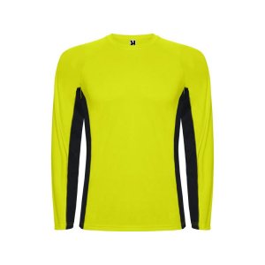 Футболка Shanghai мужская с длинным рукавом, неоновый желтый/черный Футболка Shanghai мужская с длинным рукавом, неоновый желтый/черный