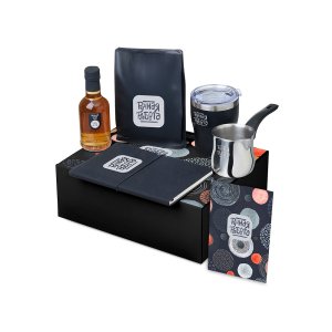 Подарочный набор Re:y. Routine с туркой, термокружкой и кофе Подарочный набор Re:y. Routine с туркой, термокружкой и кофе