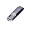 Металлическая флешка со сканером отпечатков пальцев в подарочной упаковке на 256 Гб, серебристый