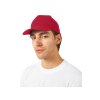 Бейсболка Memphis 5-ти панельная 165 гр, красный