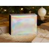 Подарочная коробка с голографическим шубером без печати Aurora, XL, 300х235х105 мм.