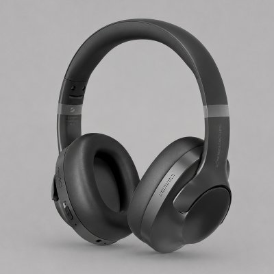 Беспроводные накладные наушники Stereo Ultra ANC, BT 5.4, ANC/ENC, 500мАч, черный, Deppa