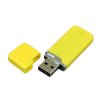 USB 2.0- флешка на 8 Гб с оригинальным колпачком, желтый