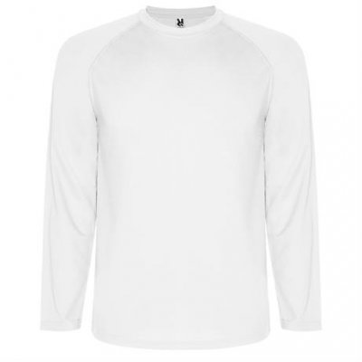 Спортивная футболка MONTECARLO L/S мужская, БЕЛЫЙ M