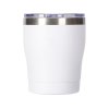 Вакуумная термокружка c керамическим покрытием Rodos, непротекаемая крышка, 350 мл, белый