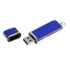 USB 3.0- флешка на 128 Гб компактной формы, синий/серебристый