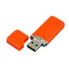 USB 2.0- флешка на 64 Гб с оригинальным колпачком, оранжевый