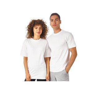 Футболка из френч терри Warsaw унисекс 220гр, белый Футболка из френч терри Warsaw унисекс 220гр, белый