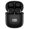 Беспроводные наушники с микрофоном Air Buds Pro, TWS, BT 5.3, LED, 300 мАч, черный, Deppa