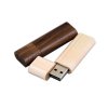 USB 2.0- флешка на 16 Гб эргономичной прямоугольной формы с округленными краями, коричневый