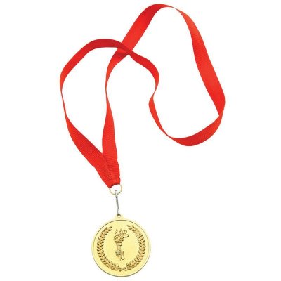 Медаль наградная на ленте"Золото"