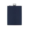 Фляжка 240 мл Remarque soft touch, 201 сталь, синий