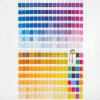 Футболка T-bolka 160 c DTG-печатью Kornit Color chart 3, белая