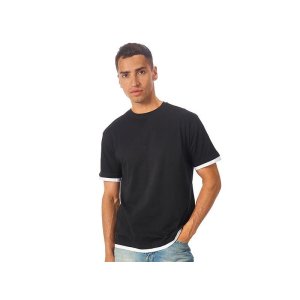 Футболка Rotterdam мужская, черный/белый Футболка Rotterdam мужская, черный/белый