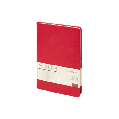 Ежедневник недатированный А5 Megapolis Classic, красный