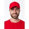 Бейсболка STAN 5 клиньев хлопок,260,12, Красный