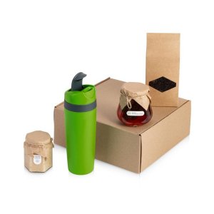 Подарочный набор Tea Cup Superior Honey 2.0, зеленый Подарочный набор Tea Cup Superior Honey 2.0, зеленый