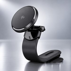 Автомобильный держатель MageSafe QI2 Flex, черный, Deppa