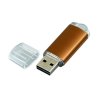 USB 3.0- флешка на 32 Гб с прозрачным колпачком, коричневый