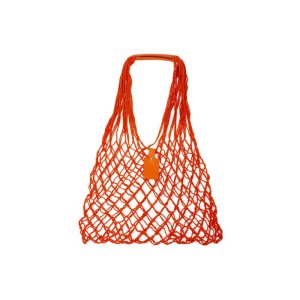 Авоська Dream L наплечная 25 литров с кожаными ручками, оранжевый (5)